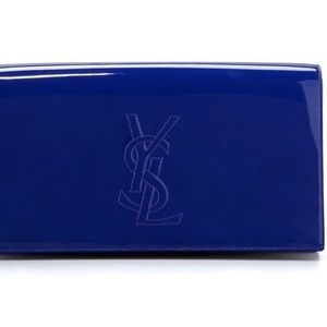 YSL Saint Laurent Belle de Jour Blue Clutch